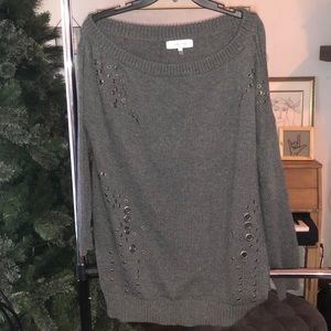 John + Jenn, XL, Off The Shoulder Sweater